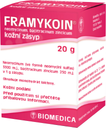 FRAMYKOIN 3300IU/G+250IU/G DRM PLV ADS 1X20G